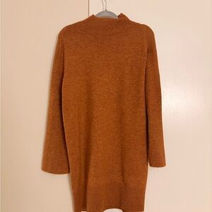 Rust Knit Sweater Dress XS